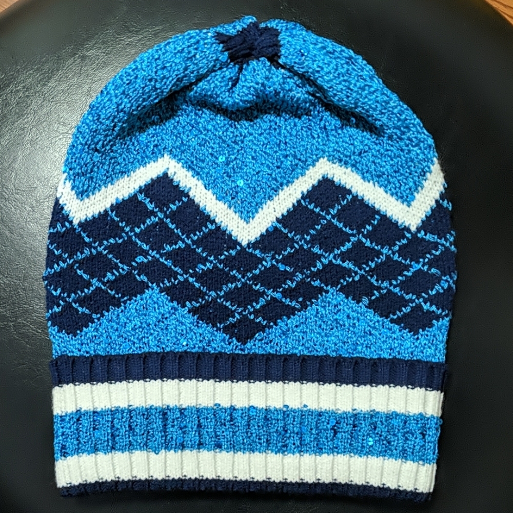 Sequin Knit Hat